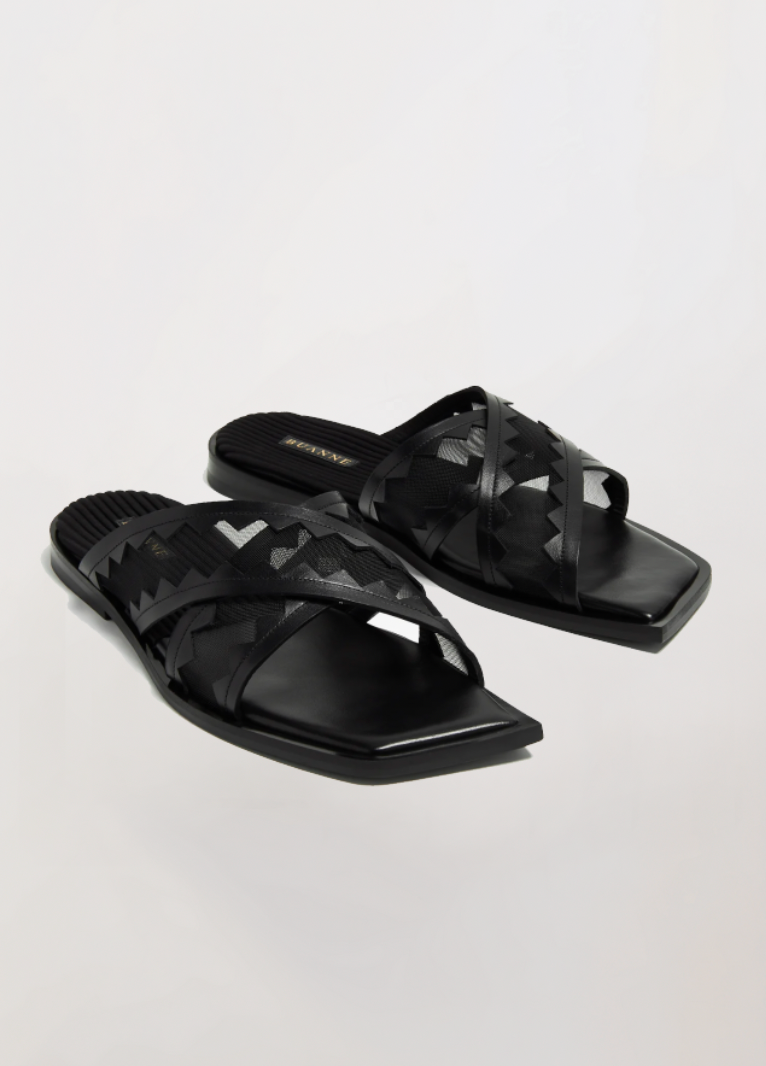 IQUITOS - Men's Mesh Sandal (Black)