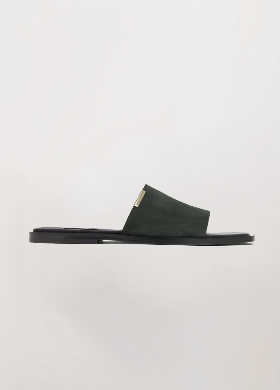 MOHEGA - Men's suede slide (Green)