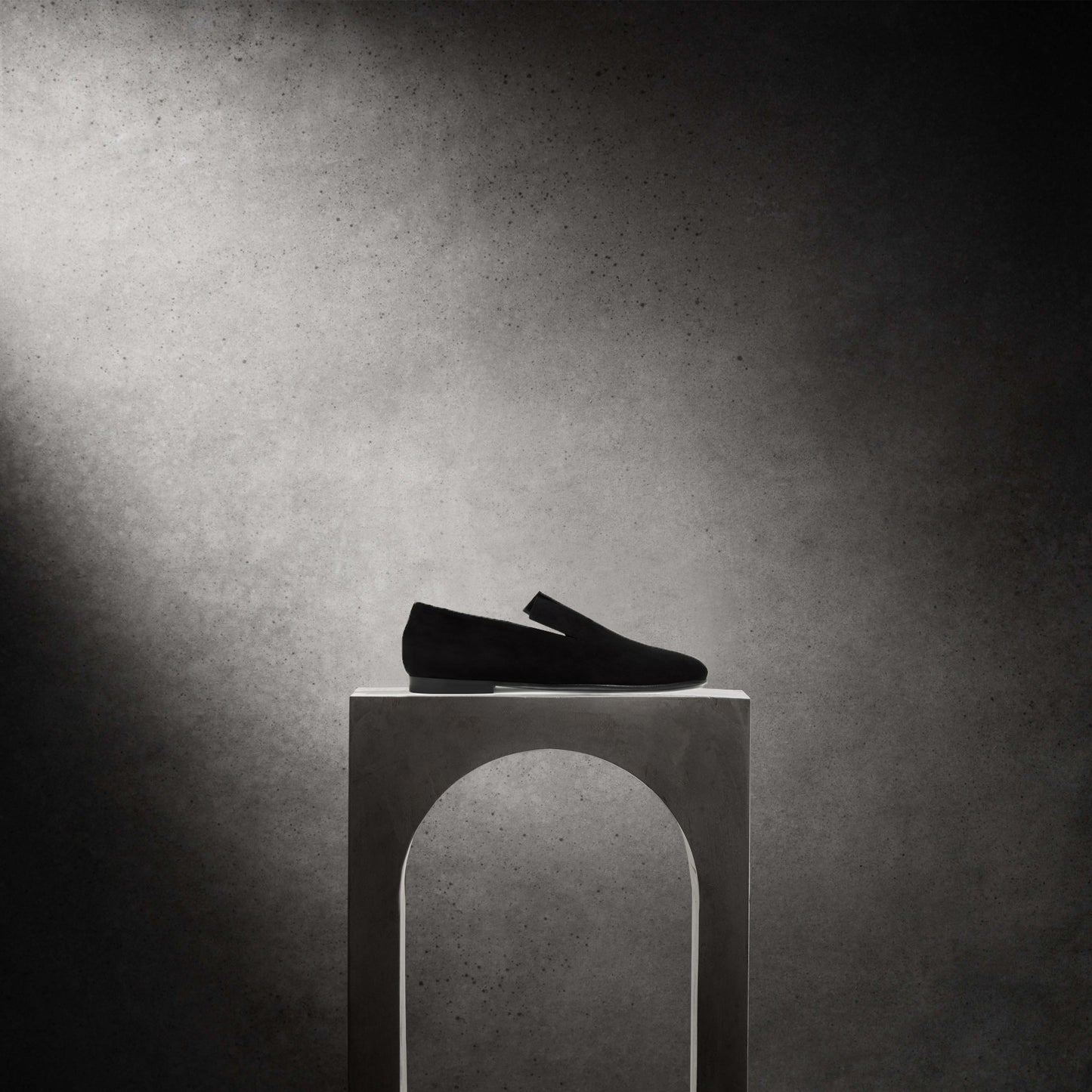 SICUNAI - Men's black suede loafer