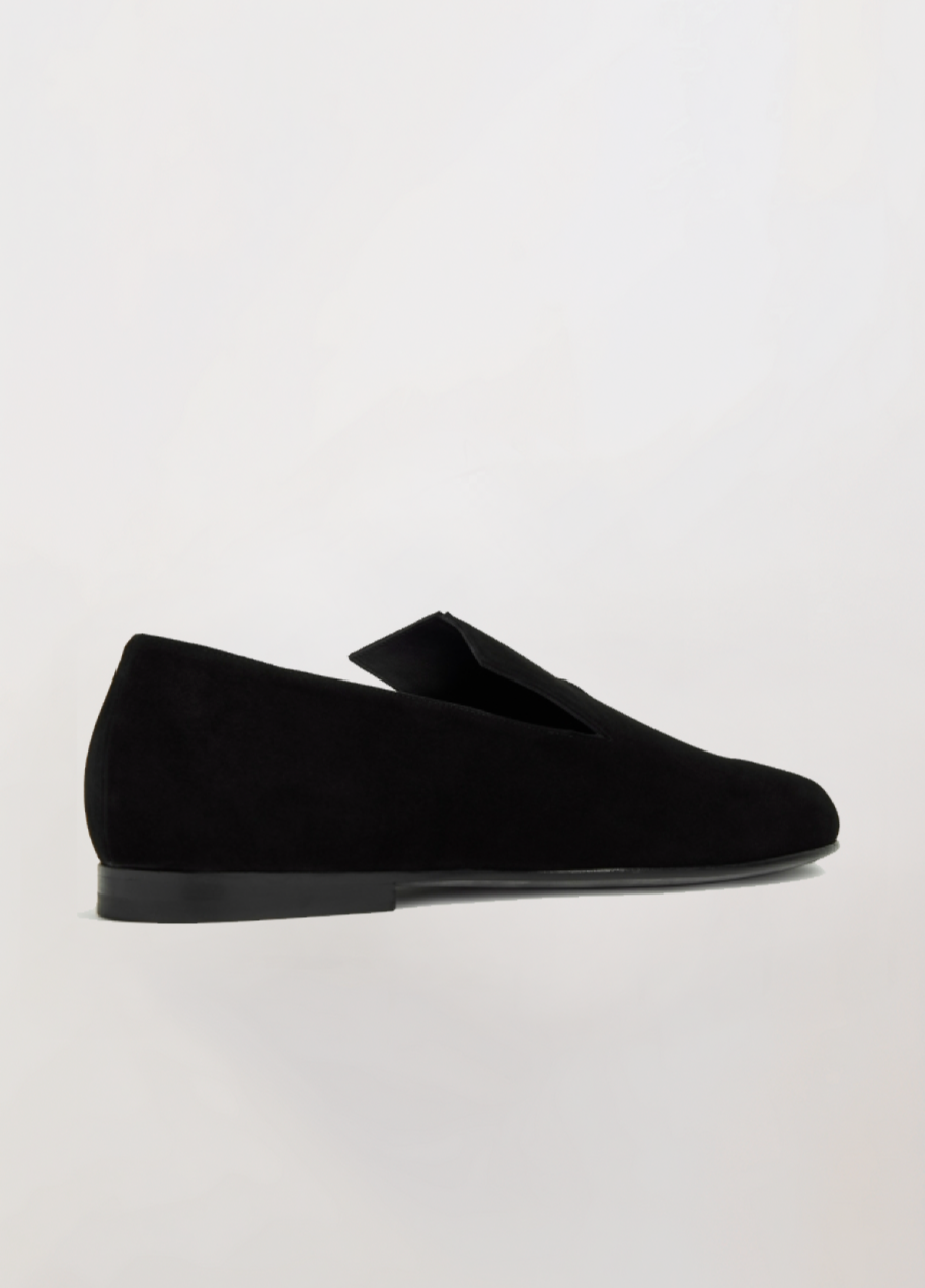 SICUNAI - Men's black suede loafer