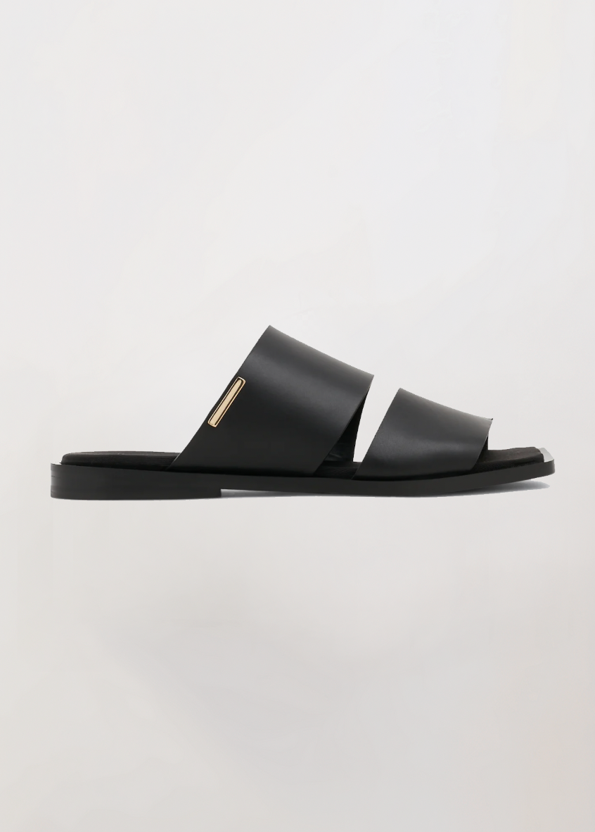 TUMBES - Men's Leather Sandal (Black)